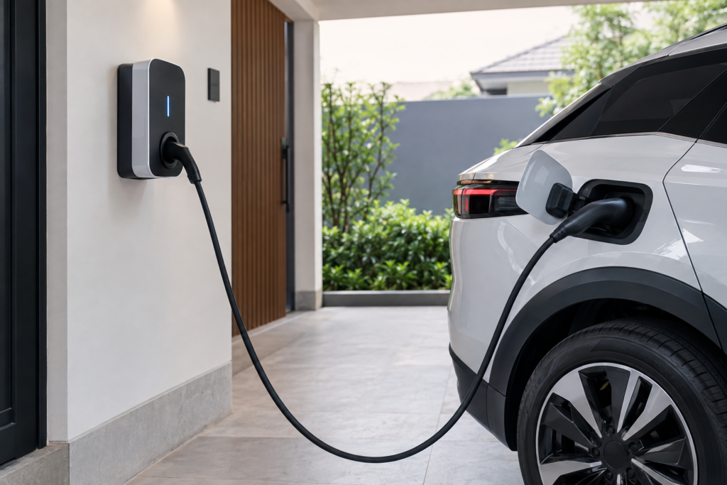 Cara Charger Mobil Listrik di Rumah